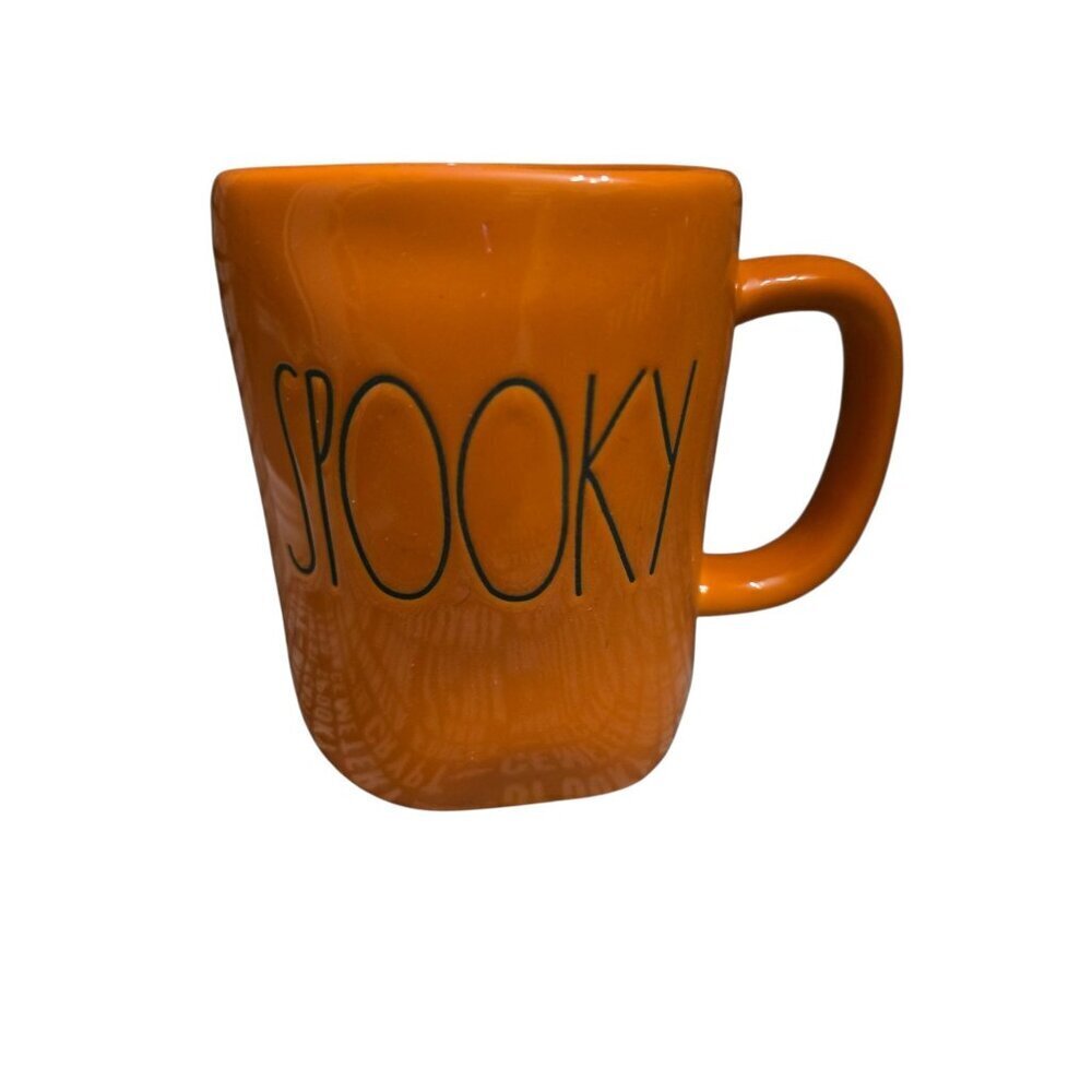 NWT Rae Dunn Spooky Orange Halloween Mug